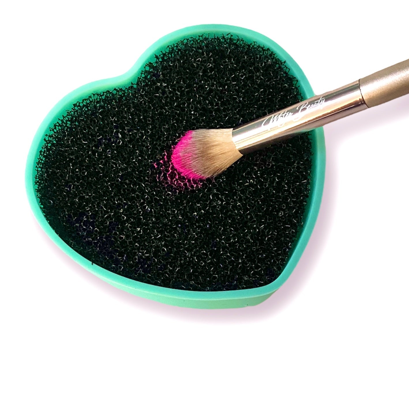 Eyeshadow Wet/Dry Brush Cleaning Heart - Ashley Mateo Beauty