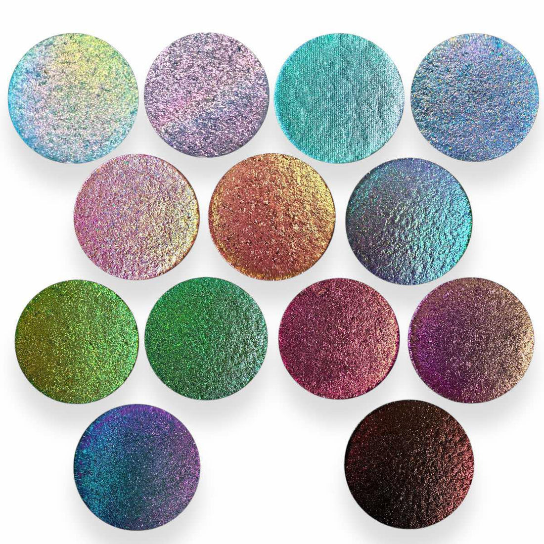 multichrome eyeshadows different colors and shades