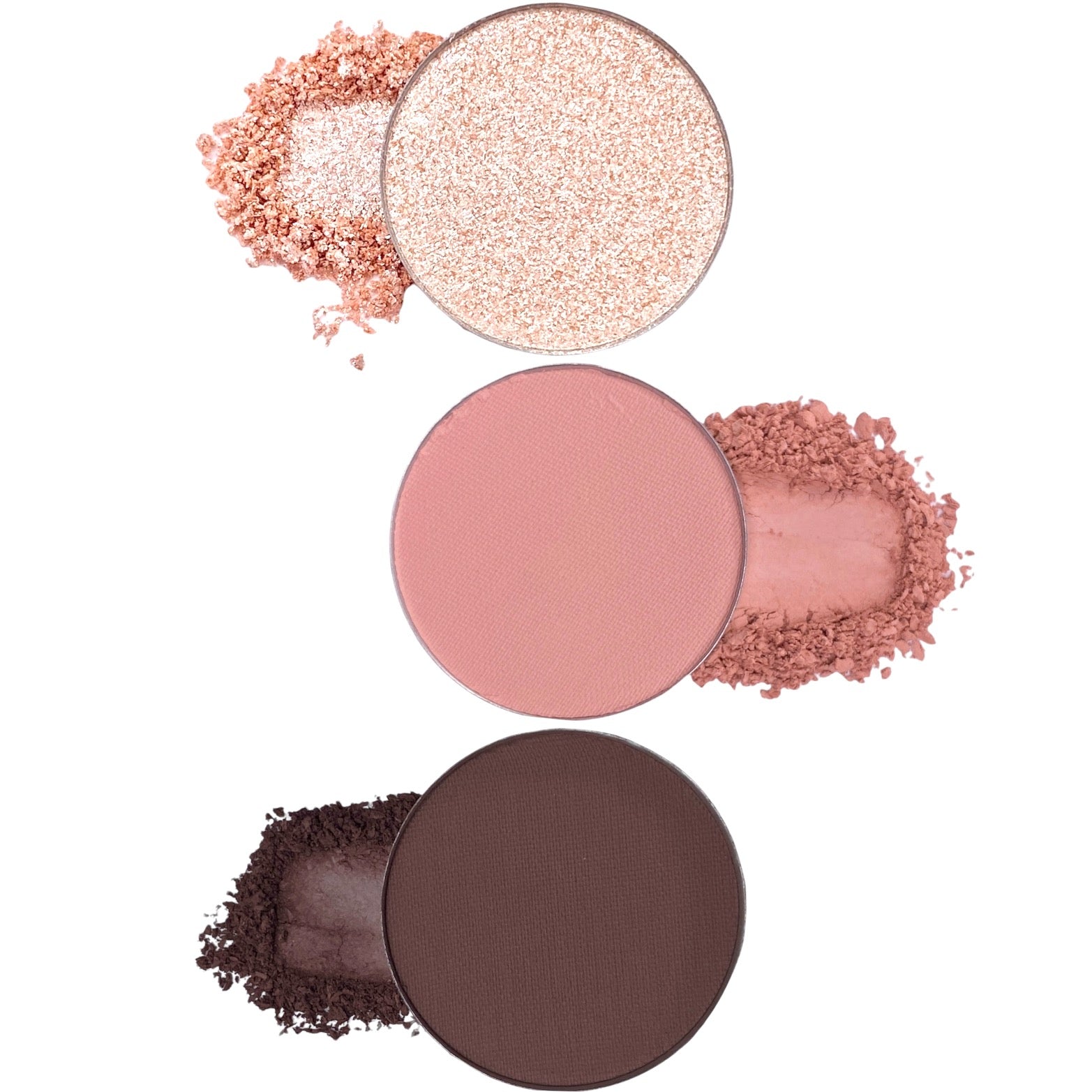 manifest natural cold brew natural matte shimmer eyeshadows