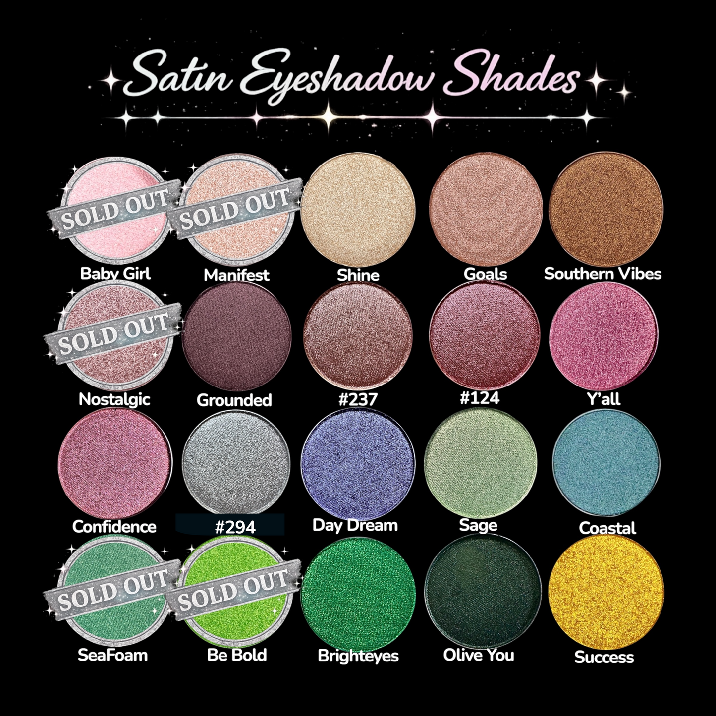 Satin Eyeshadows
