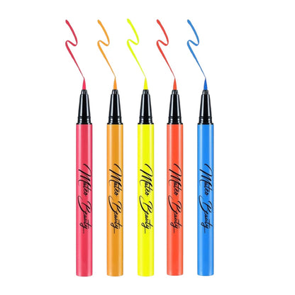 UV-Activated Neon Black Light Eyeliners