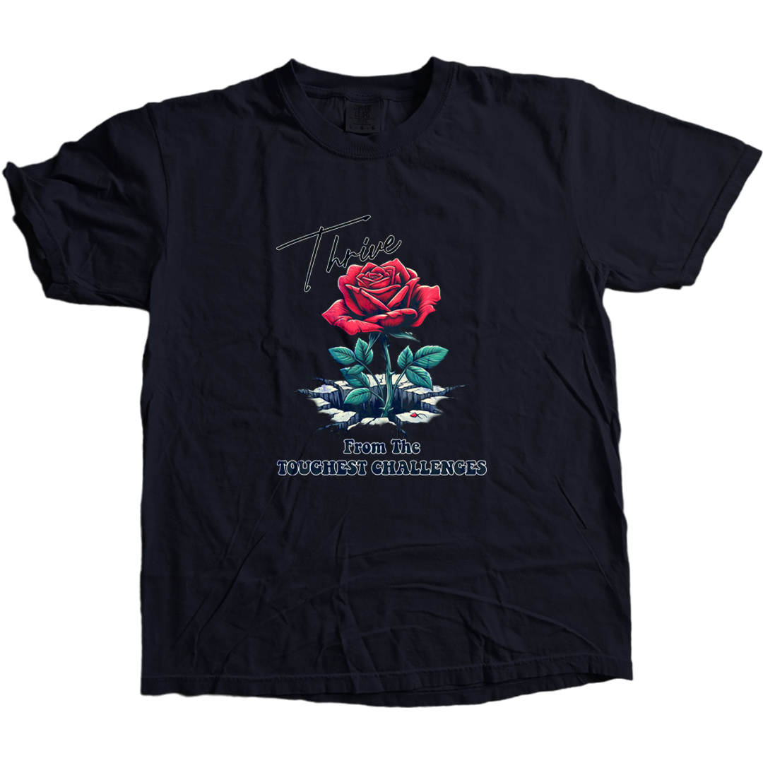 'Thrive' Rose Mental Health TShirt