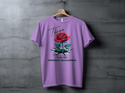 'Thrive' Rose Mental Health TShirt