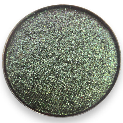 money duochrome satin eyeshadow shimmer green gold yellow